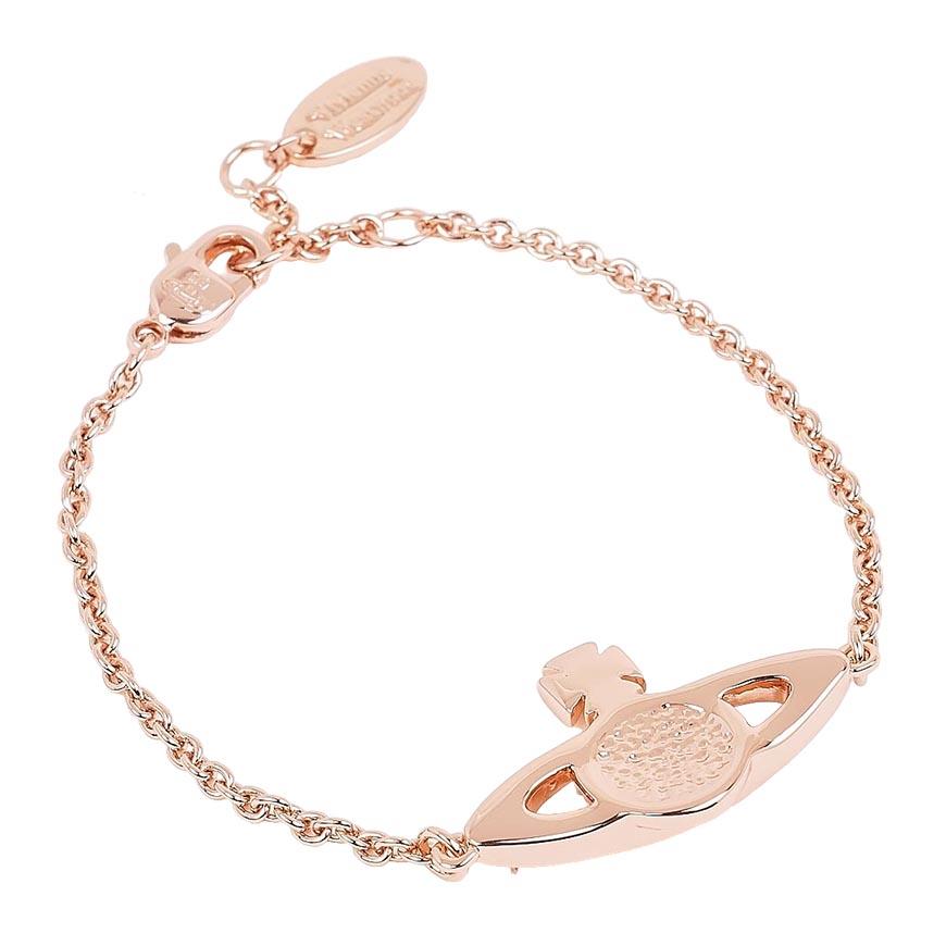 Vivienne Westwood Mini Bas Relief Bracelet Women’s Silver Tone Jewelry