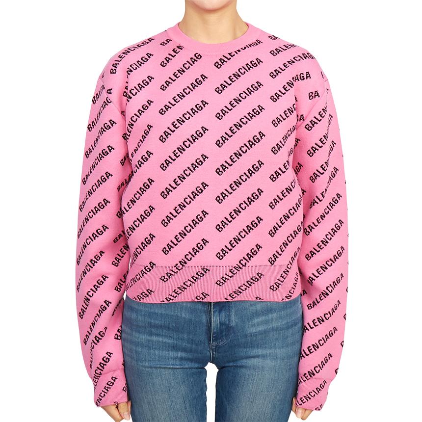 BALENCIAGA Women’s Round Neck Knit Sweater