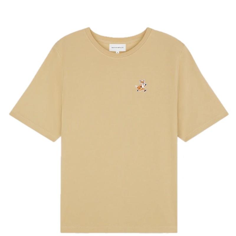 Maison Kitsune Speedy Fox Women’s Short Sleeve T-Shirt White Cotton