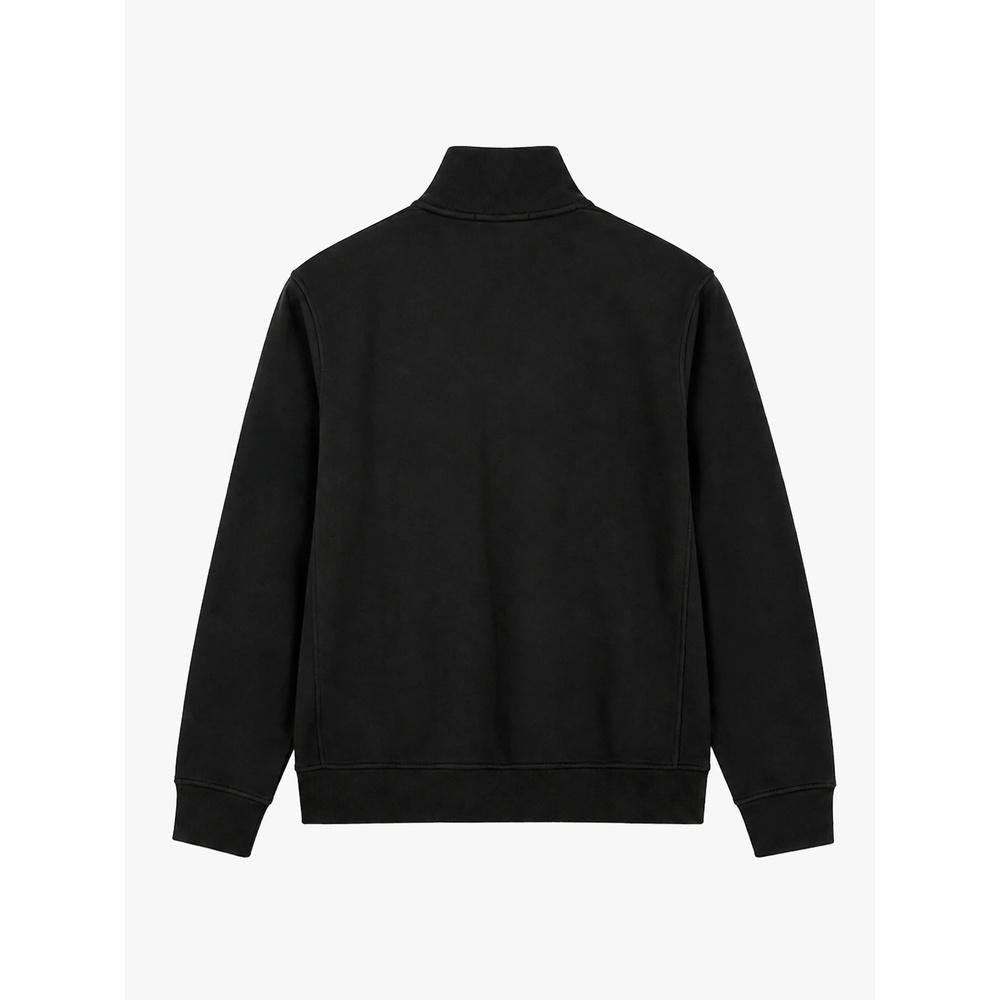 STONE ISLAND Cotton Fleece Men’s Track Jacket Black