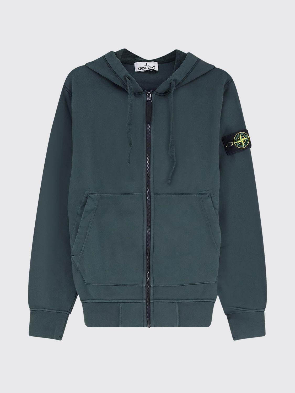 STONE ISLAND Zip-Up Bomber Jacket