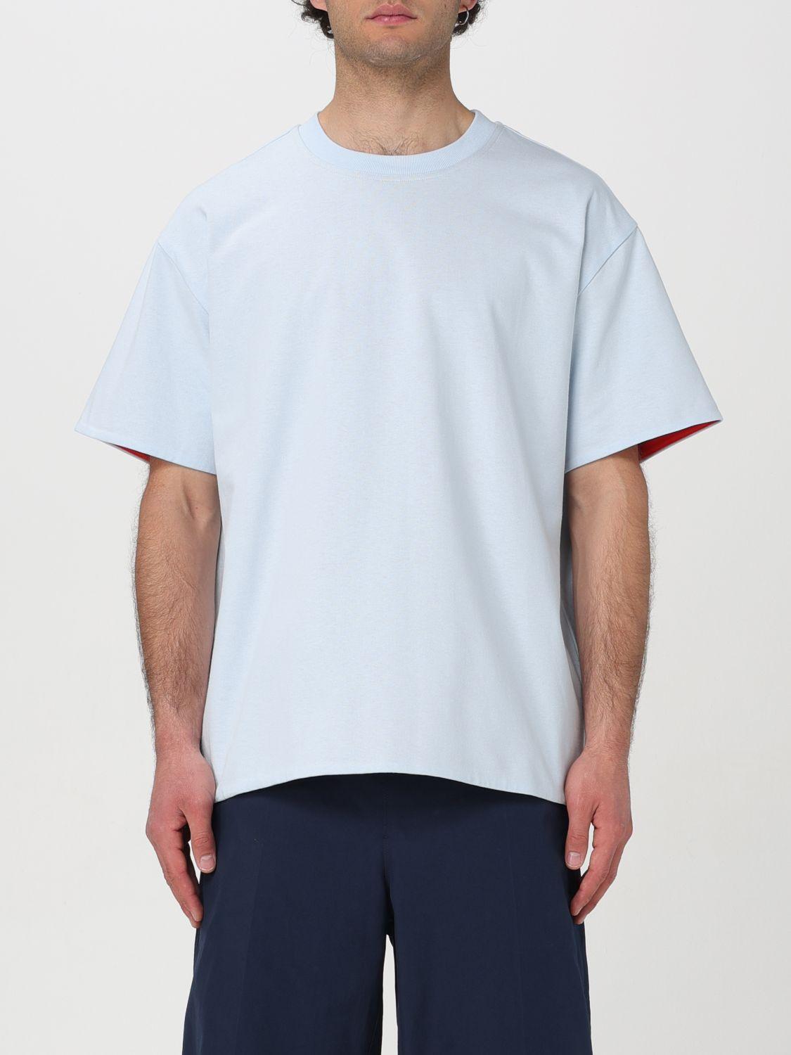 Bottega Veneta Blue Cotton Short Sleeve T-Shirt