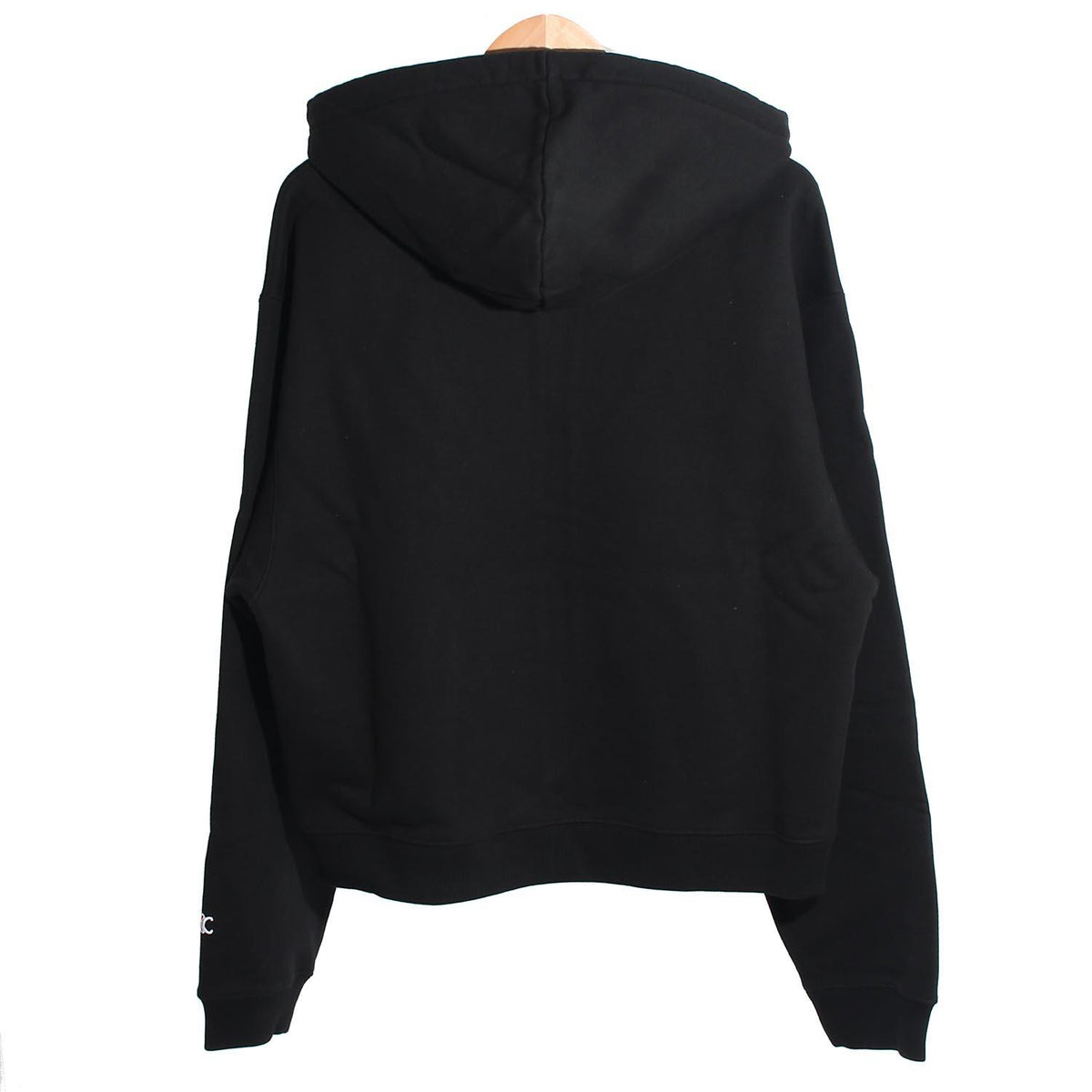 CELINE Logo Cotton Zip Hoodie Black Unisex