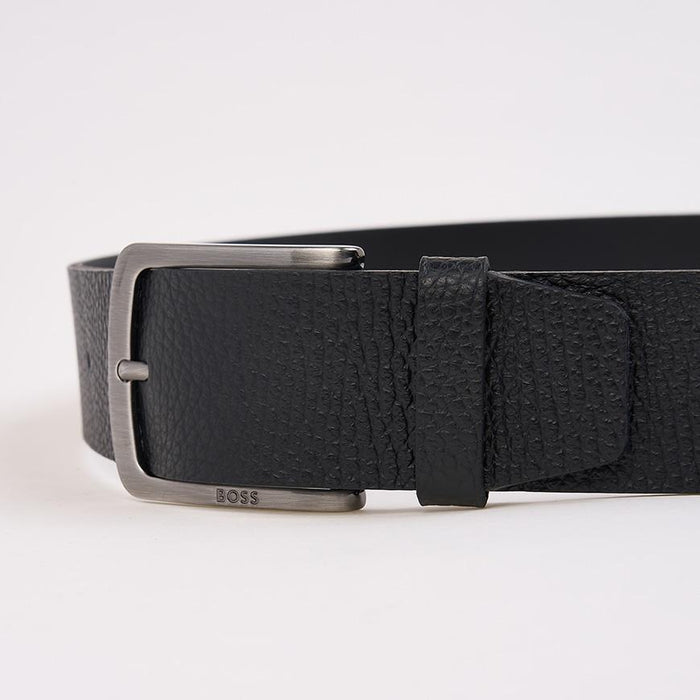 HUGO BOSS Men’s Leather Belt Black