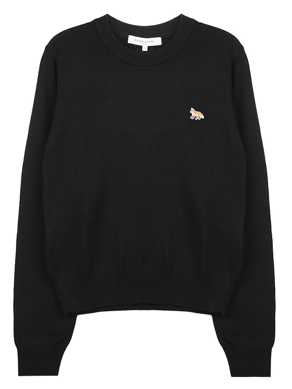 Maison Kitsune Baby Fox Merino Wool Regular Crewneck Jumper PW00801 KT1181 P199