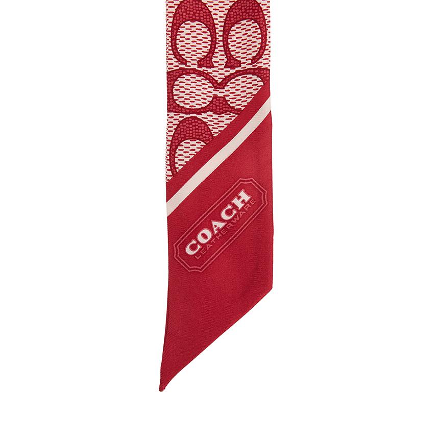 Coach Signature Women’s Silk Skinny Scarf C2783 DN8