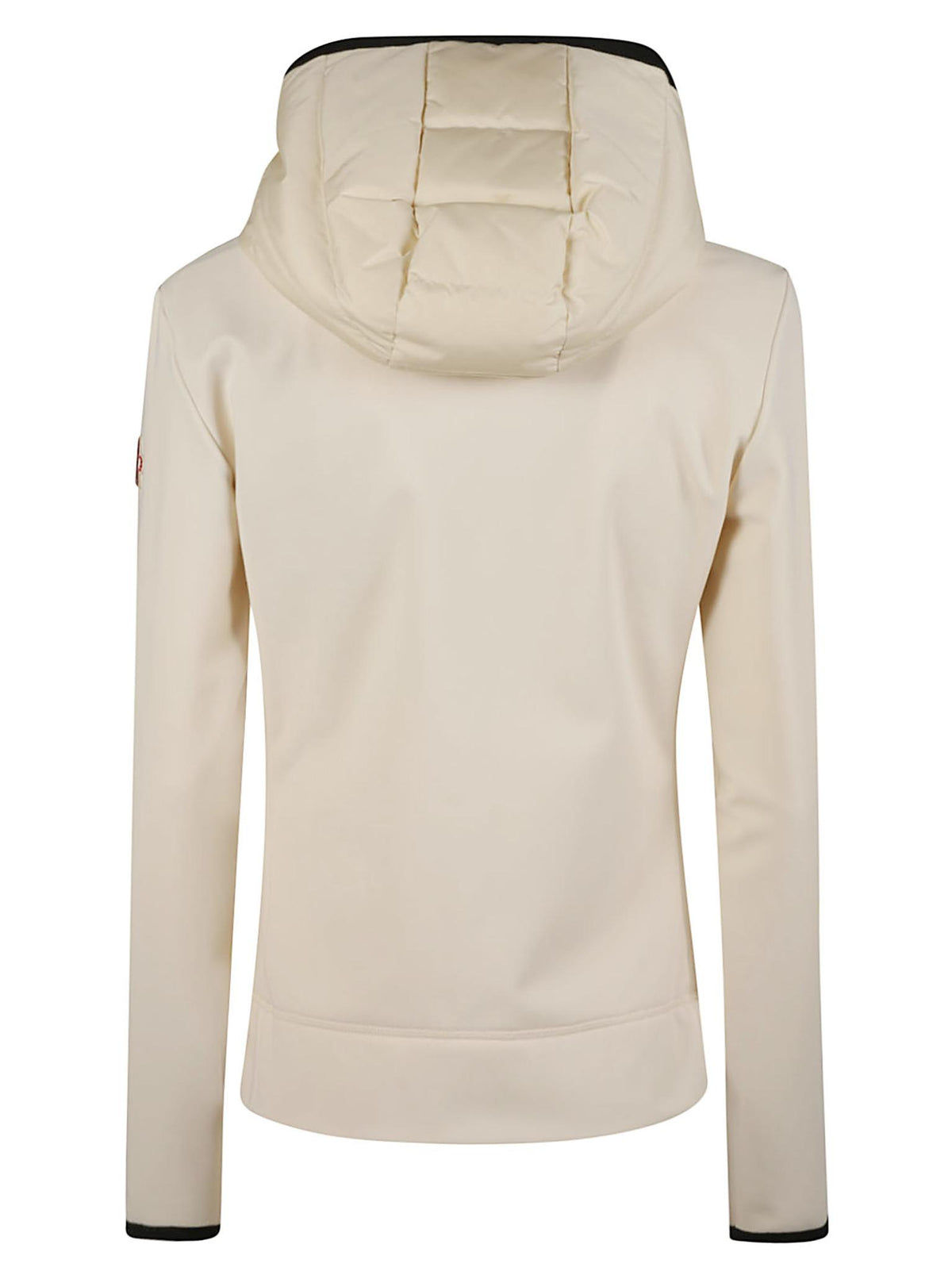 Moncler Black Knit Zip-Up Sweater for Women