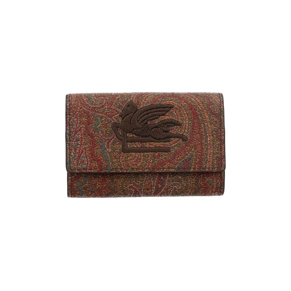 Etro Paisley Jacquard Pegasus Card Holder MP2H0001AA012 M0019