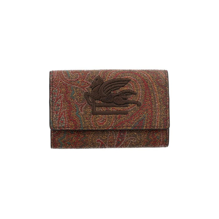 Etro Paisley Jacquard Pegasus Card Holder MP2H0001AA012 M0019