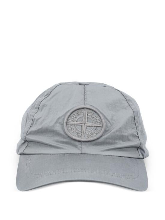 STONE ISLAND Nylon Metal Econyl Baseball Cap Ash Grey