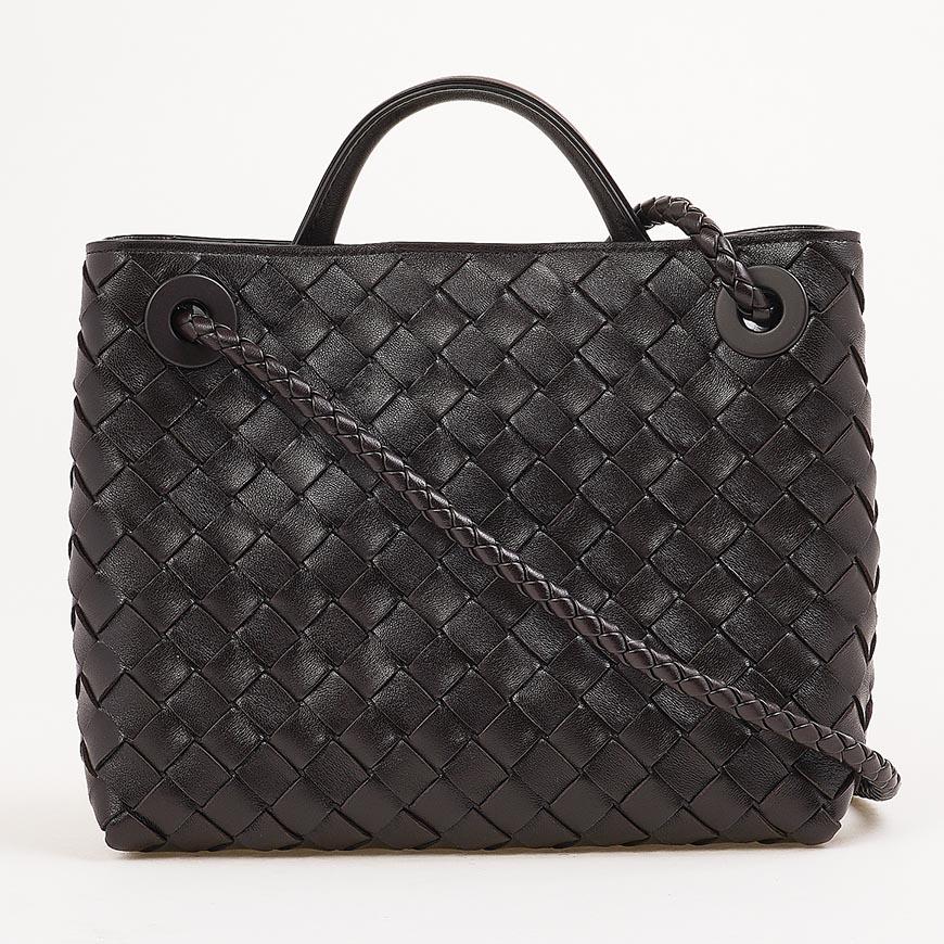 Bottega Veneta Small Andiamo Leather Tote Bag Brown Women’s