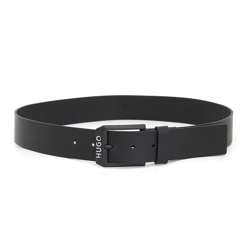 HUGO BOSS Men’s Leather Belt Black