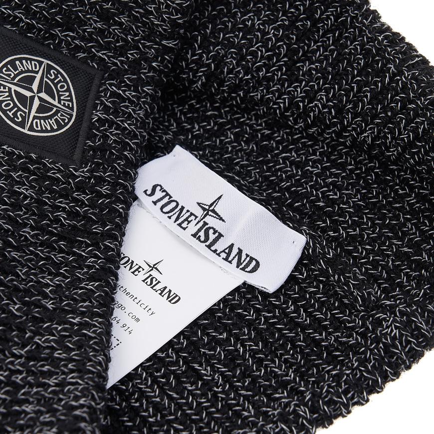 STONE ISLAND Unisex Knit Reflective Beanie K2S15N100001 S00L3 V0M29