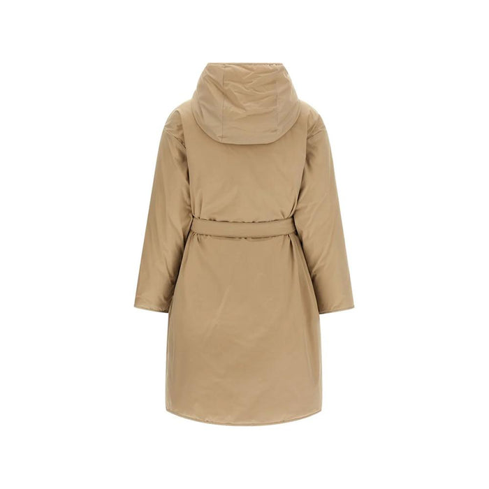Max Mara Reversible Belted Puffer Jacket Beige 252549 6042 001