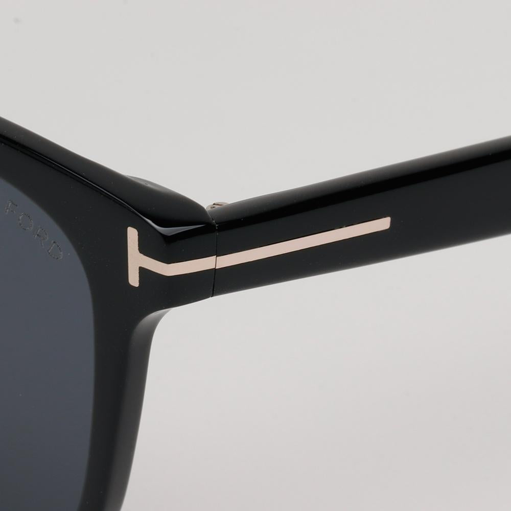 TOM FORD Asian Fit Square Acetate Sunglasses Unisex Black TF1135K 01A