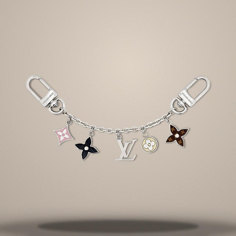 Louis Vuitton Palladium Metal Spring Street Bag Charm Key Ring M03956