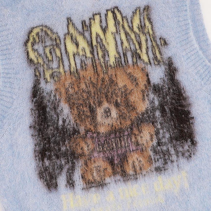 GANNI Women Teddy Brushed Vest