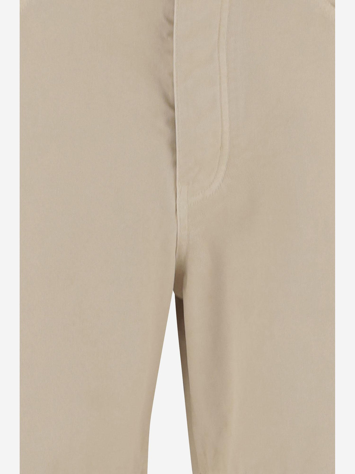 BURBERRY Tundra Cotton Cropped Trousers Men's Pants