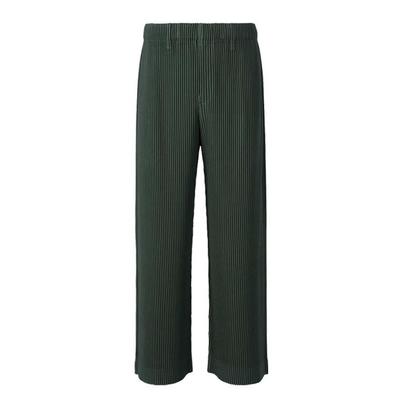 Issey Miyake Homme Plisse Monthly Color Men's Pleated Wide Leg Pants JF159