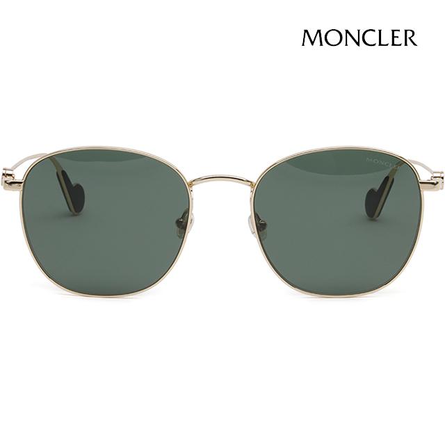 Moncler Gold Green Asian Fit Unisex Fashion Sunglasses