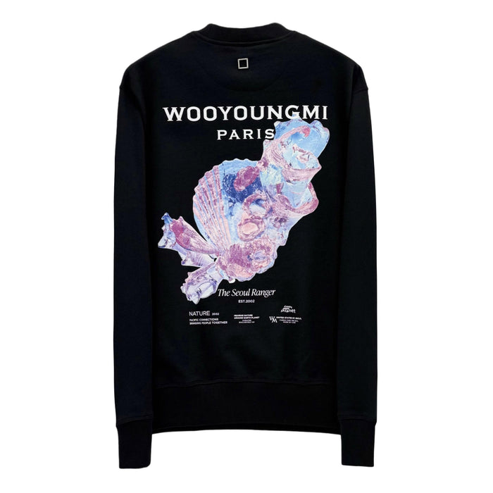 WOOYOUNGMI 3D Coral Back Logo Sweatshirt W251TS25723B