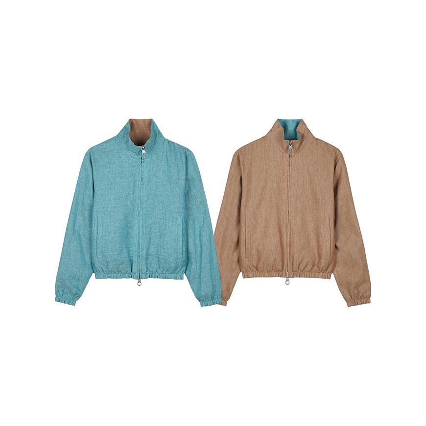 Loro Piana Women’s Linen Bomber Jacket FAQ0520 B5ZH
