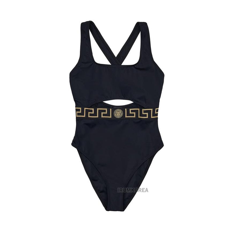 Versace Greca Cutout One-Piece Swimsuit for Women