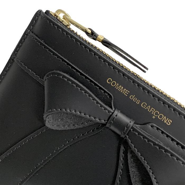Comme des Garcons Big Bow Zip Card Holder Wallet