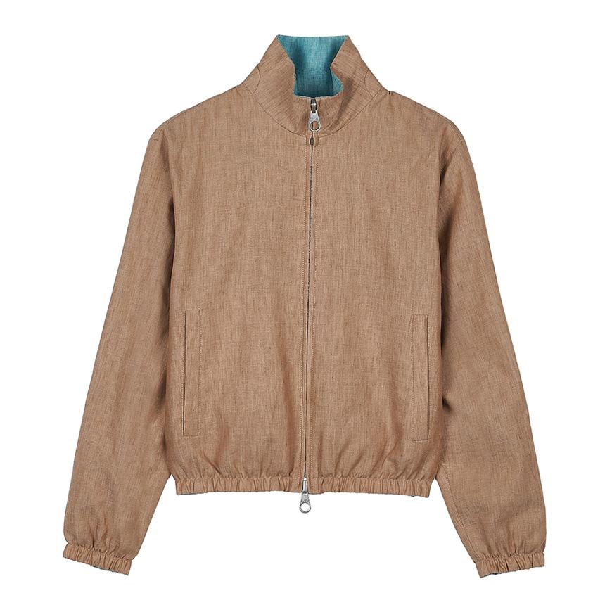 Loro Piana Women’s Linen Bomber Jacket FAQ0520 B5ZH