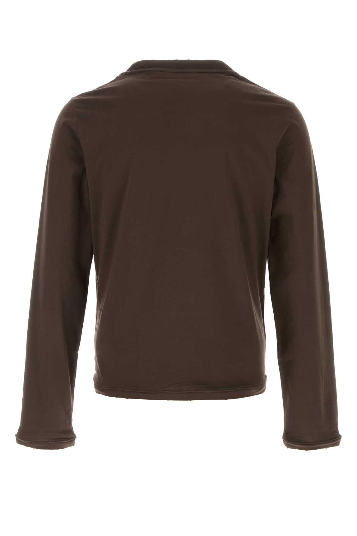 PRADA Cotton Long Sleeve Shirt for Men Navy