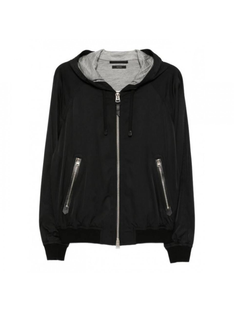 TOM FORD Men's Jersey-Lined Zip-Up Hoodie OBS066 FMN064 LB999