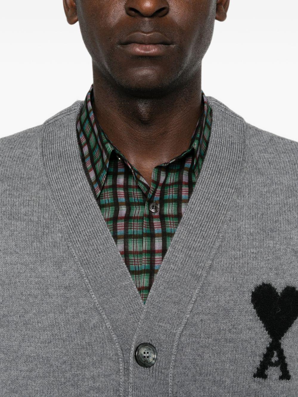 AMI Paris Cardigan Men’s Knit Sweater Cardigan
