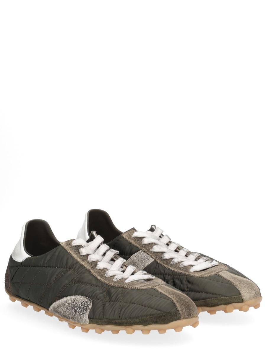 Maison Margiela White Leather Low-Top Sneakers