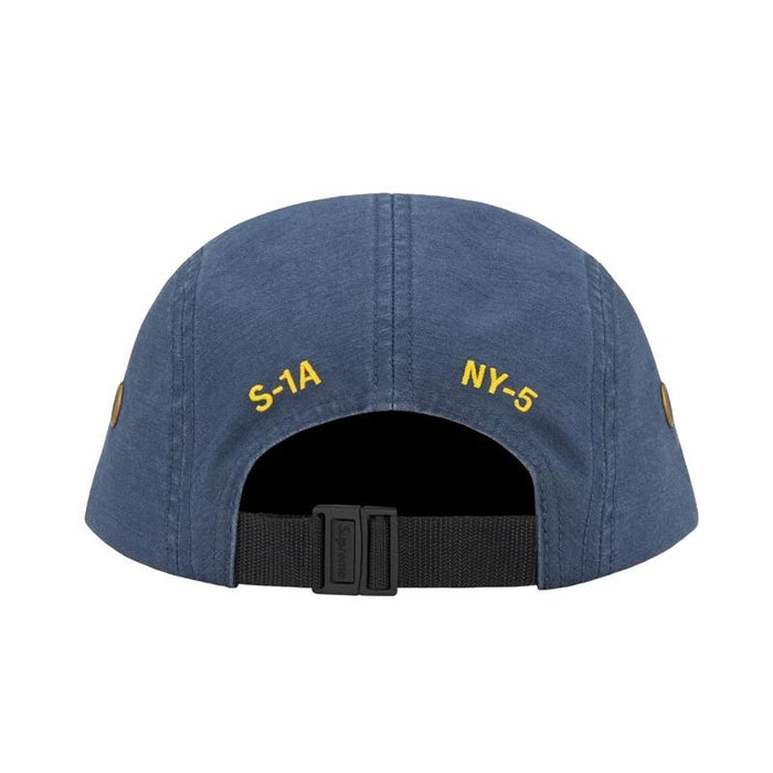 Supreme Military Camp Cap Logo Navy Unisex