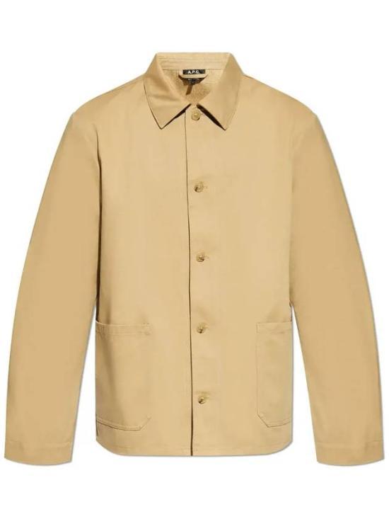 A.P.C. Beige Cotton Jacket COGEWH03205BAA
