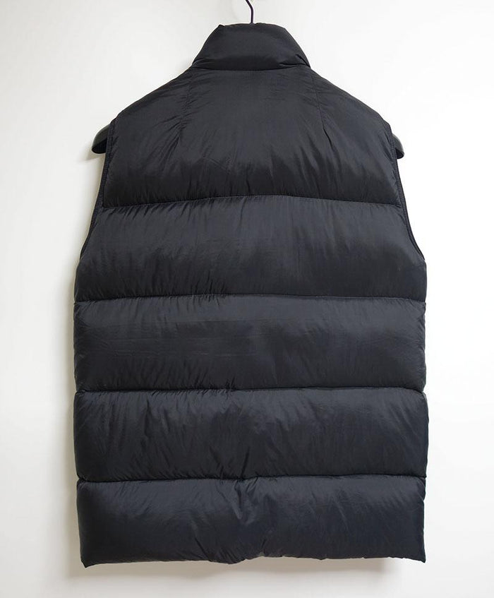 Rick Owens Leather Pocket Asymmetric Zip Goose Down Vest RU17F8797