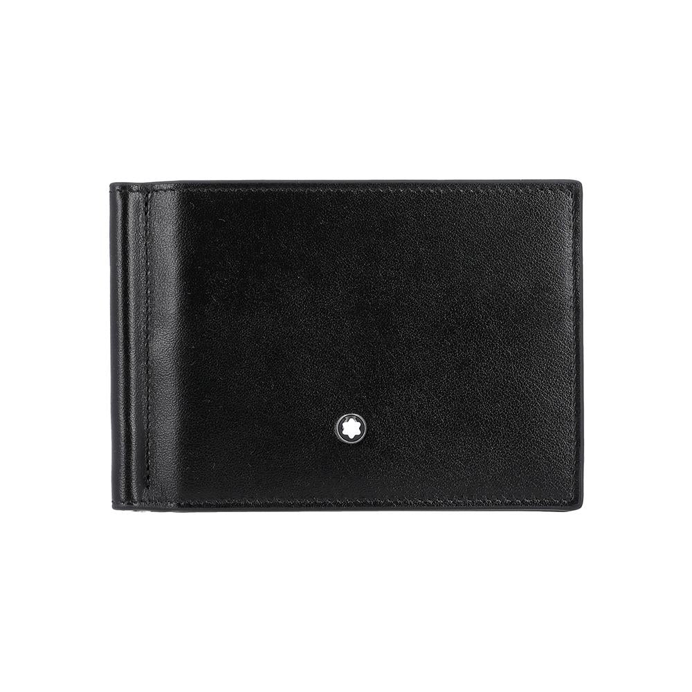Montblanc Meisterstück Leather 6CC Men's Money Clip Wallet 198313