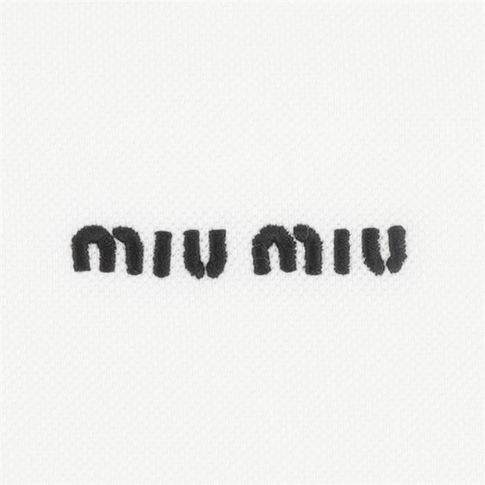 Miu Miu Cotton Piqué Polo Shirt