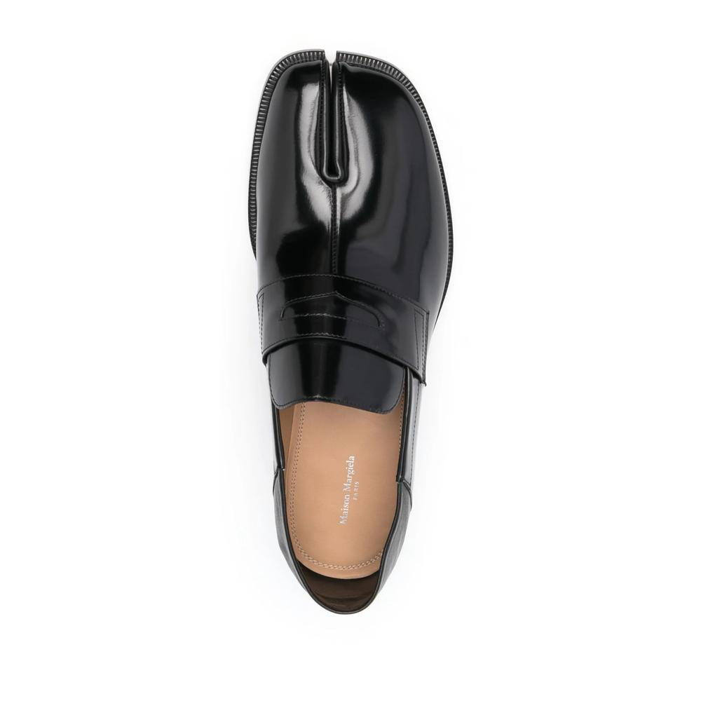 Maison Margiela Black Leather Loafers