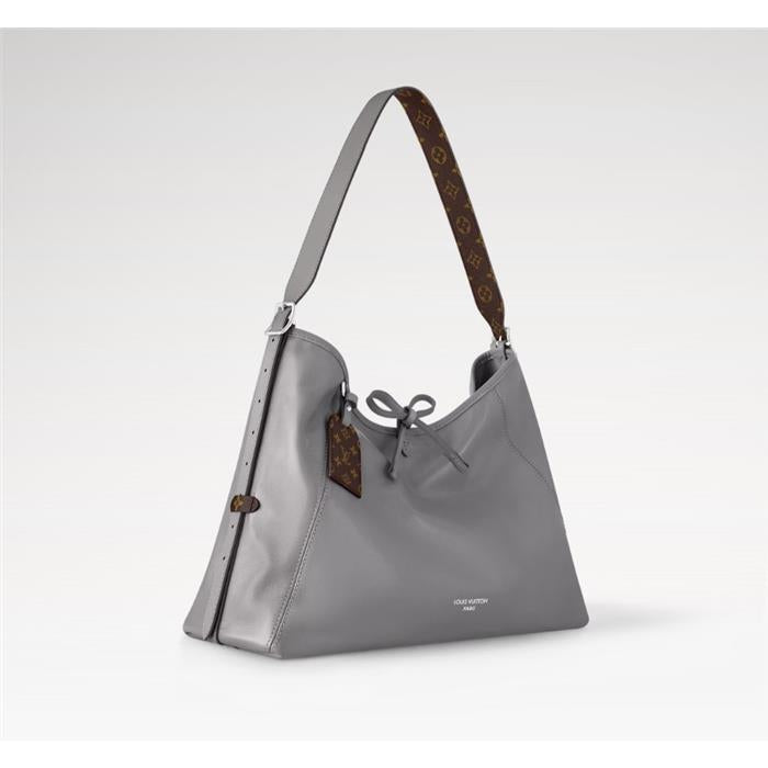 Louis Vuitton Dark Carryall MM Shoulder Tote Bag M12583