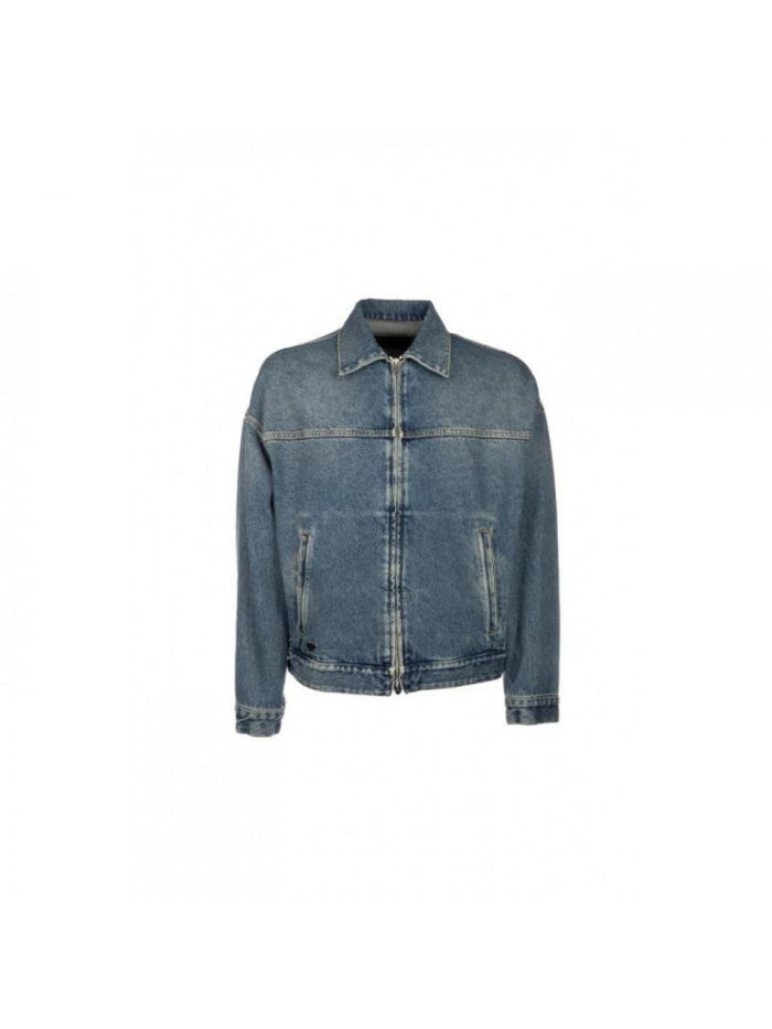 PRADA Men's Denim Bomber Jacket GEB294 19M7 F0008