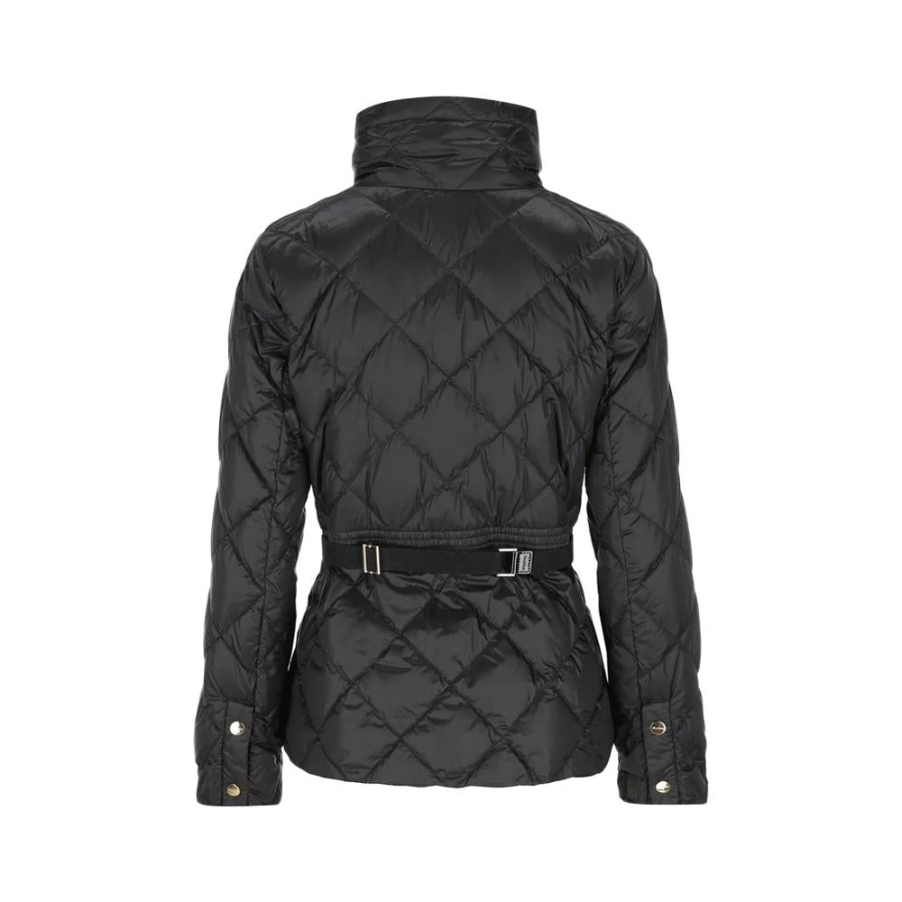 Max Mara SoftB Belted Quilted Puffer Jacket Black 261948 1024