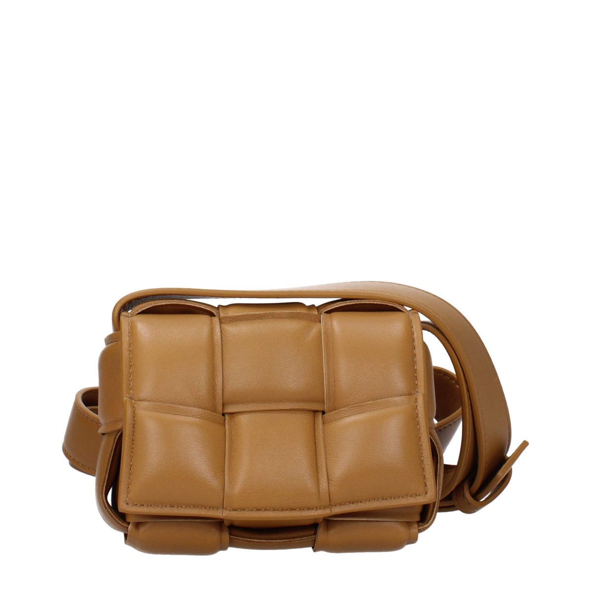 Bottega Veneta Leather Crossbody Bag SS26 Green