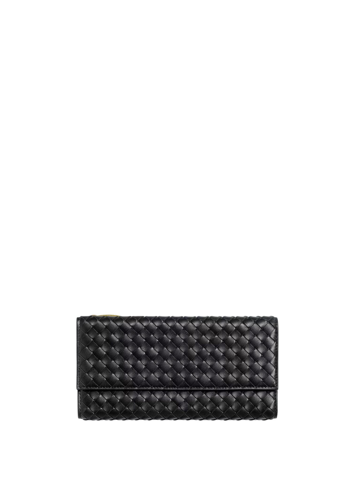 Bottega Veneta Intrecciato Leather Long Wallet Green