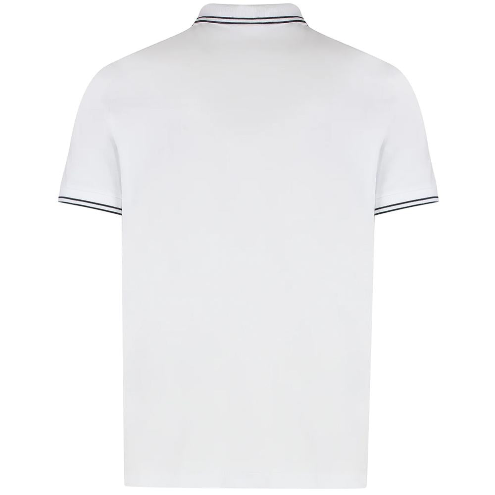 STONE ISLAND Logo Polo T-Shirt Men’s Short Sleeve Cotton Nav 22002SC S0018 V1001