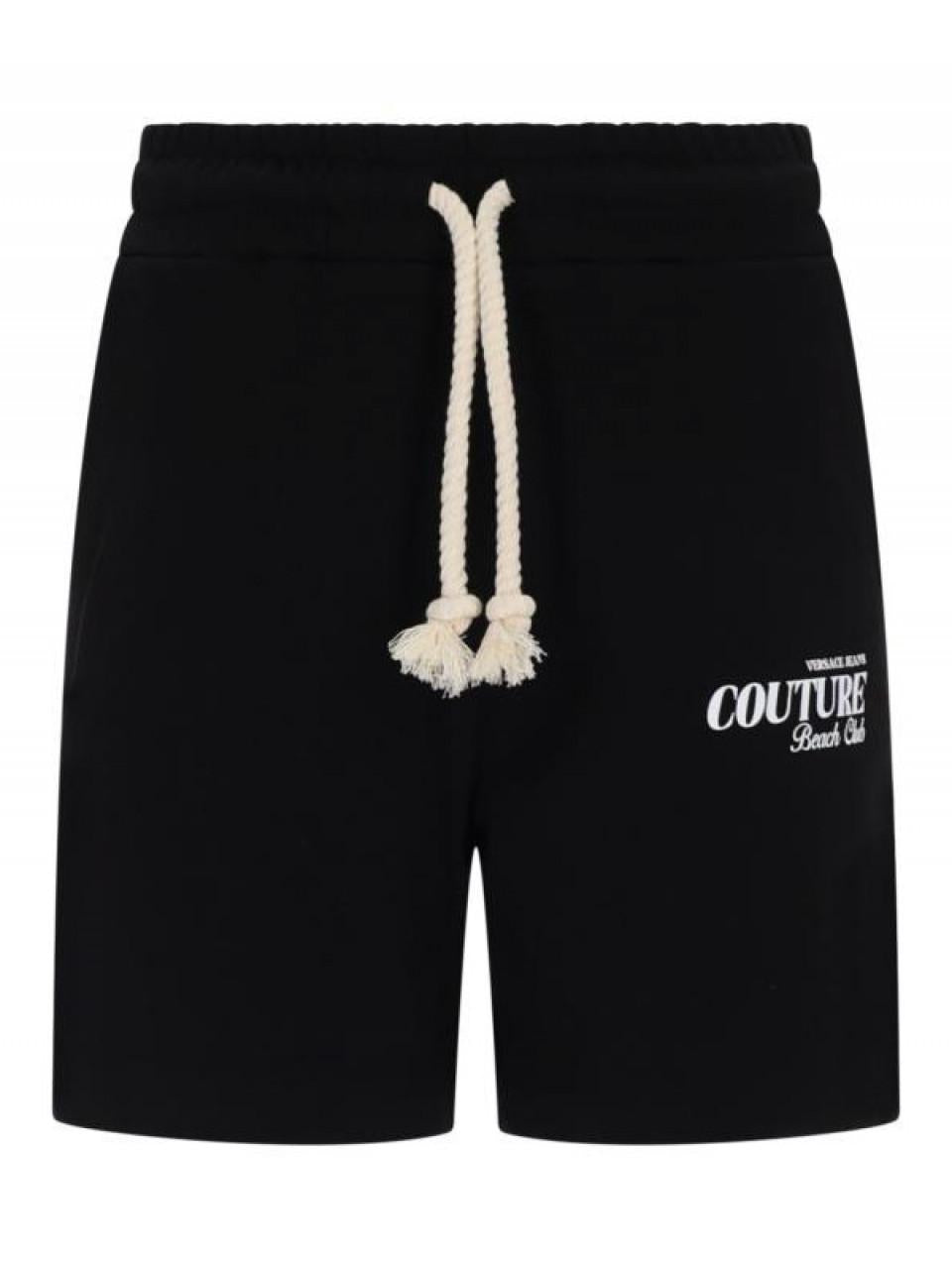 Versace Print Cotton Jersey Shorts 80HADT05 CF01T 899