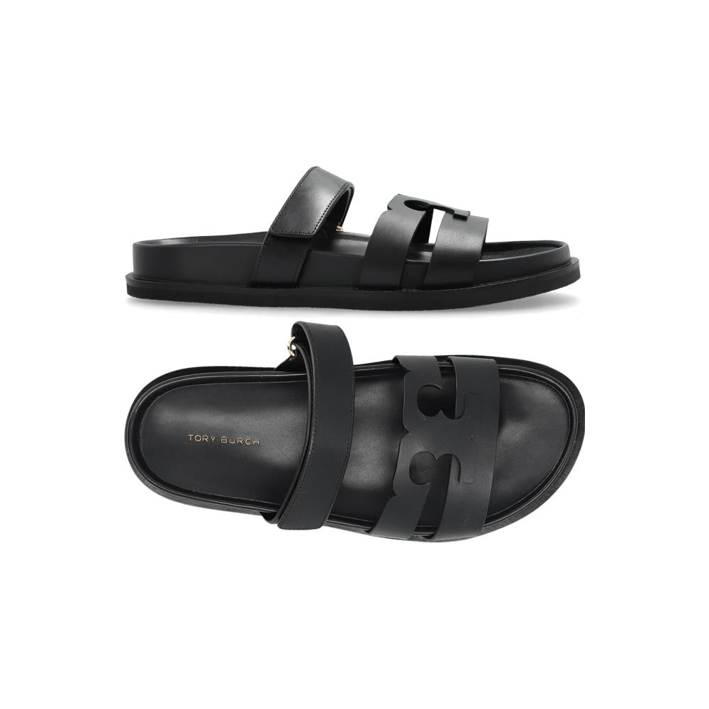 Tory Burch Ines Sport Slide Sandals Perfect Black 161636 006
