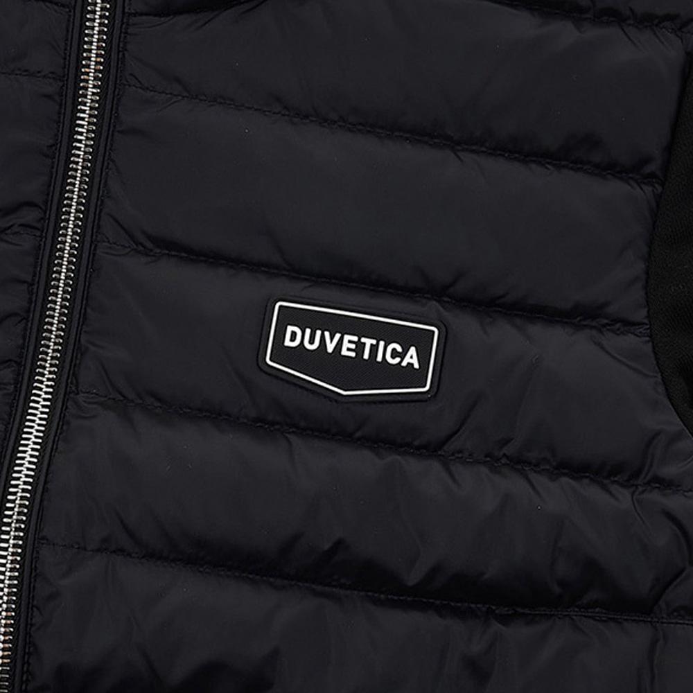Duvetica Black BENEFICA Logo Mix Puffer Jacket VDDJ98946K0001 BKS