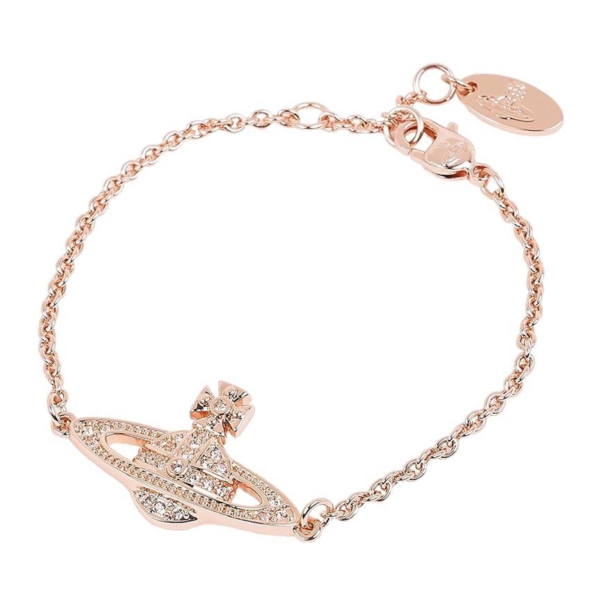 Vivienne Westwood Mini Bas Relief Bracelet Women’s Silver Tone Jewelry