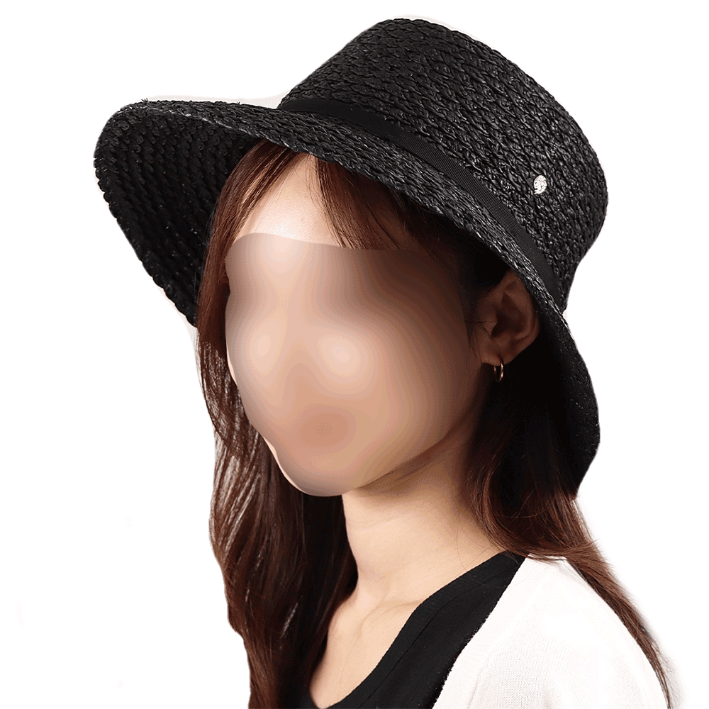 HELEN KAMINSKI Charcoal Black Naima Bucket Hat HAT51739